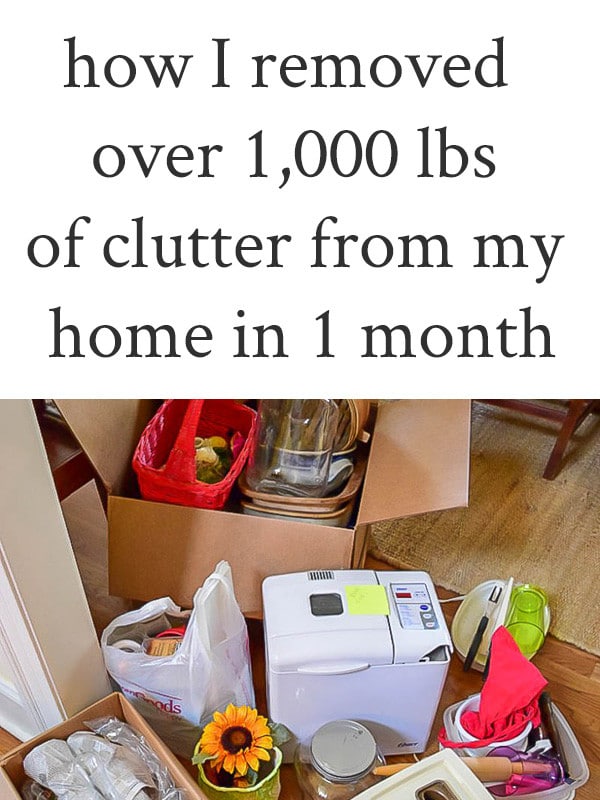 Home Decluttering Tips: How to declutter your home and remove1,000 pounds of needless clutter