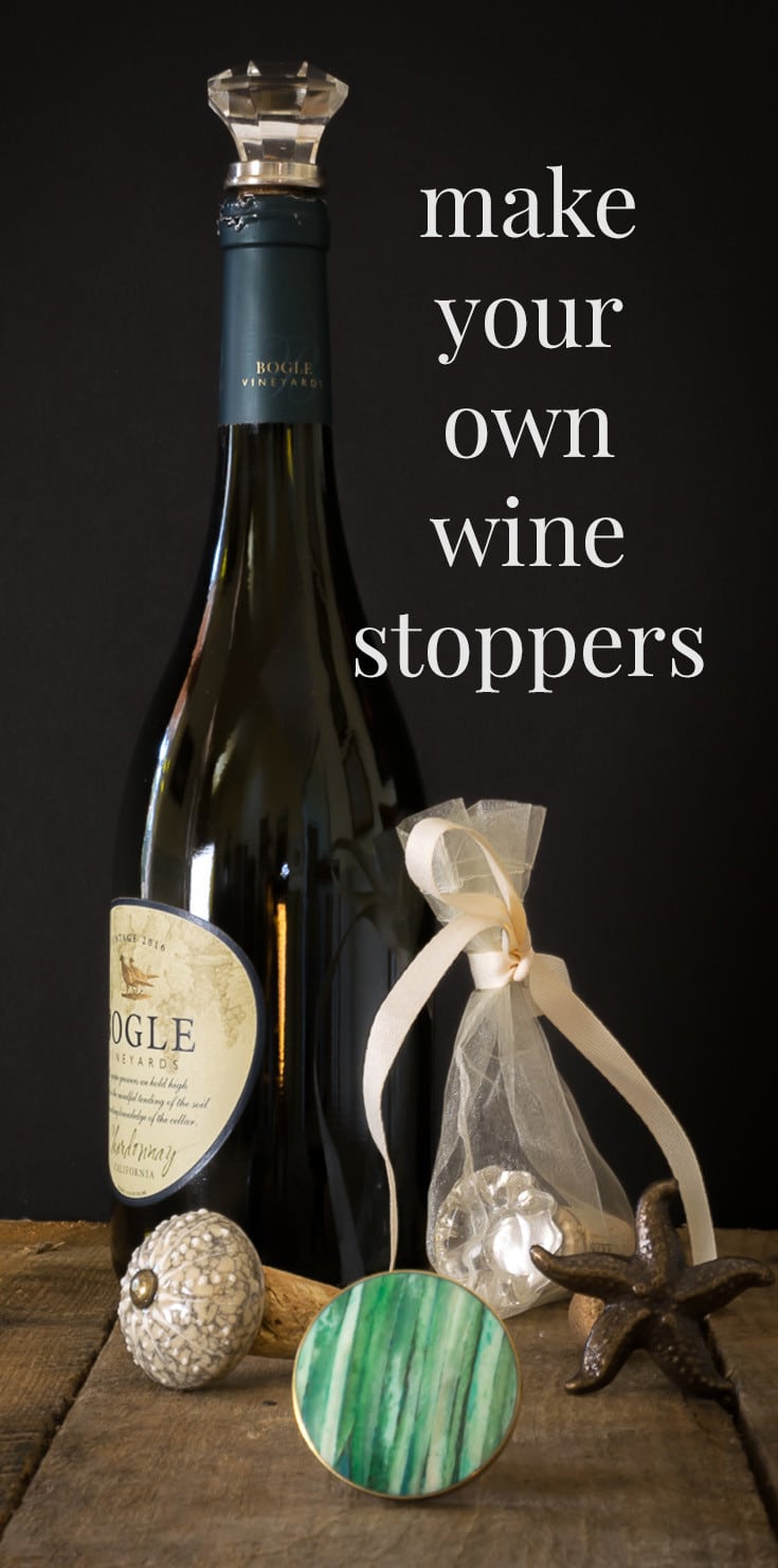 What a great gift idea! These wine stoppers are such a very easy and fun DIY!