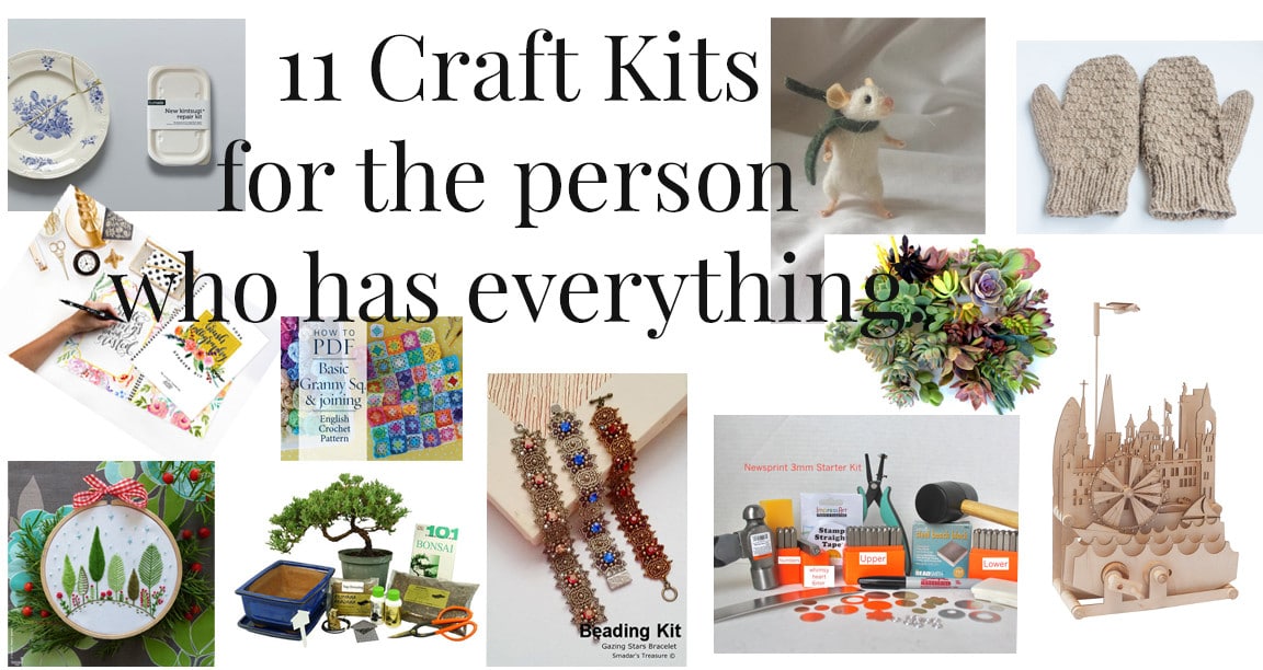 Craft Kits Gift Ideas for Creatives • Nourish and Nestle