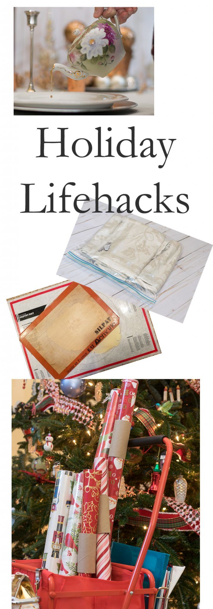 Holiday Lifehacks and useful tips to make your holiday and entertaining just a little easier, less expensive or to help you work smarter during the holidays. Hacks and Life Hacks.