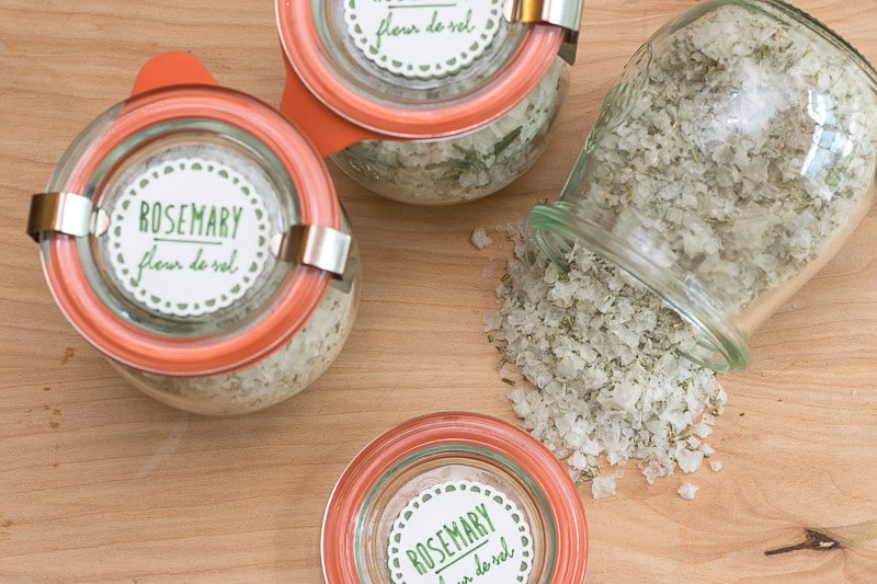 Rosemary Fleur de Sel...easy gift for foodies and cooks
