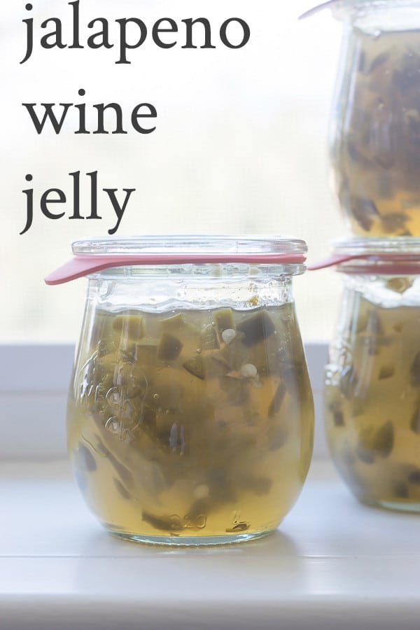 jars of jalapeno wine jelly