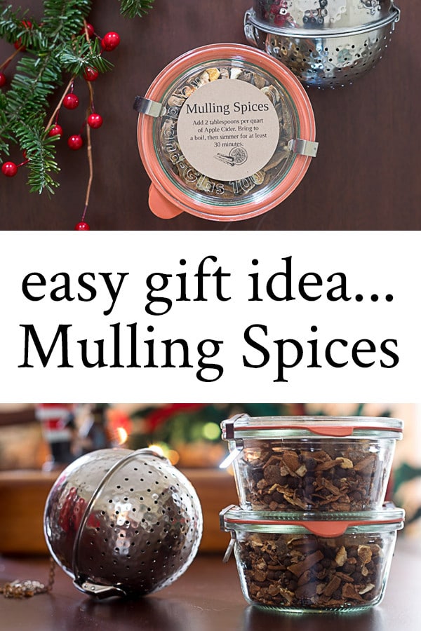 This warming and aromatic Mulling Spices Recipe is so easy to mix up! Divide among jars, attach the provided label and you have much appreciated gifts for holiday giving.